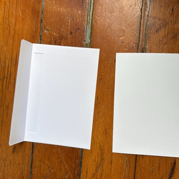 Ski Lift Blockprint Greeting Card - Picture 5 of 5